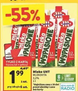 Intermarche Mleko 3.2% Mlekovita Wypasione oferta