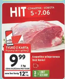 Intermarche Łopatka wieprzowa bez kości oferta