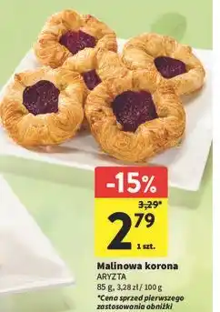 Intermarche Korona malinowa Aryzta oferta