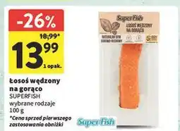Intermarche Łosoś wędzony w kawałku Superfish oferta