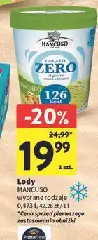 Intermarche Lody włoskie pistacchio Mancuso Gelati oferta