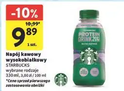 Intermarche Napój chocolate mocha Starbucks oferta