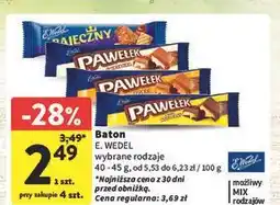 Intermarche Baton śmietankowy E. Wedel Pawełek oferta