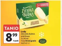 Intermarche Lody waniliowe ze śmietanką Zielona Budka oferta