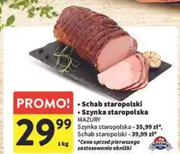 Intermarche Szynka staropolska Mazury Ełk oferta