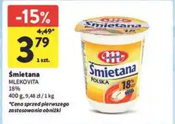 Intermarche Śmietana polska 18 % Mlekovita oferta