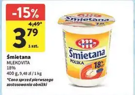 Intermarche Śmietana polska 18 % Mlekovita oferta