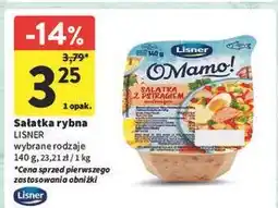 Intermarche Sałatka z wędzonym pstrągiem Lisner O Mamo! oferta