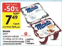 Intermarche Deser śmietankowy Zott Monte White oferta