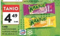 Intermarche Lody shake malina Nestle Kaktus oferta