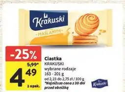 Intermarche Ciastka maślane Krakuski oferta