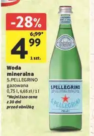 Intermarche Woda gazowana San Pellegrino oferta