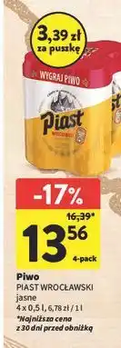 Intermarche Piwo Piast Wrocławski oferta