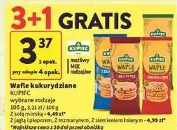 Intermarche Wafle kukurydziane z siemieniem lnianym Kupiec oferta