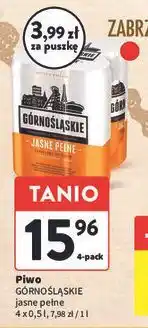 Intermarche Piwo Górnośląskie Jasne Pełne oferta