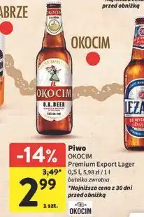 Intermarche Piwo Okocim O.k. Beer oferta