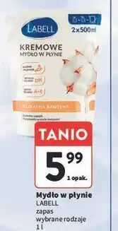 Intermarche Kremowe mydło w płynie delikatna bawełna Labell oferta