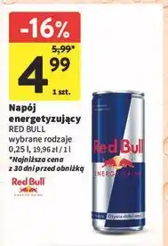 Intermarche Napój energetyczny Red Bull oferta