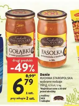 Intermarche Fasolka po bretońsku z kiełbasą Kuchnia Staropolska oferta