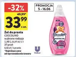 Intermarche Żel do prania ultra care Coccolino oferta