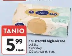 Intermarche Chusteczki higieniczne 3-warstwowe Labell oferta