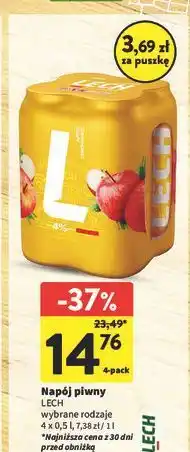 Intermarche Piwo Lech Apple & Lemongrass oferta