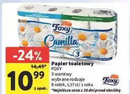 Intermarche Papier toaletowy Foxy Camilla oferta
