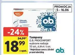 Intermarche Tampony super O.b. Procomfort oferta