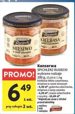 Intermarche Mięso szlacheckie z szynką Spichlerz Rusiecki oferta