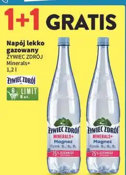 Intermarche Woda lekko gazowana Żywiec Zdrój Minerals+ oferta