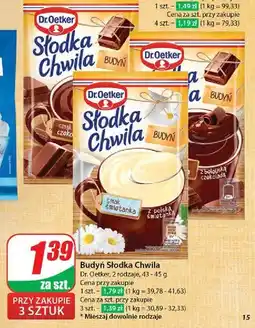 Dino Budyń śmietankowy Dr. Oetker Słodka Chwila oferta