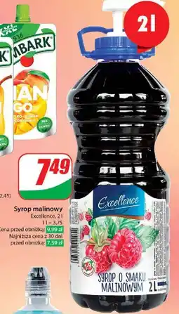 Syrop malinowy + pompka Excellence