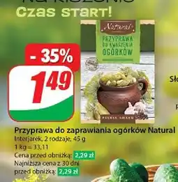 Dino Przyprawa do ogórków kwaszonych Natural oferta