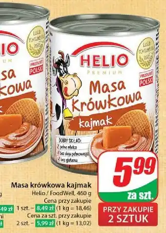 Dino Masa krówkowa kajmak Helio oferta
