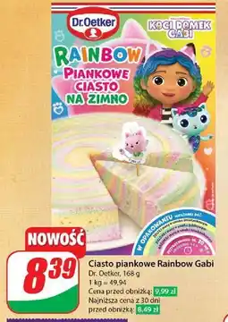 Dino Piankowe ciasto na zimno rainbow Dr. Oetker oferta