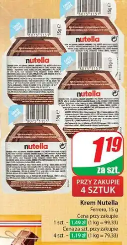 Dino Krem czekoladowo-orzechowy Nutella oferta