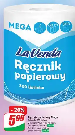 Dino Ręcznik papierowy mega Lavenda oferta