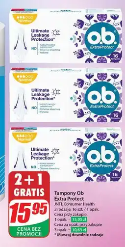 Dino Tampony normal O.b. Extra Protect oferta