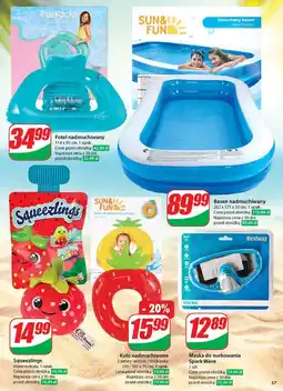 Dino Fotel nadmuchiwany 114 x90 cm Funsicle oferta