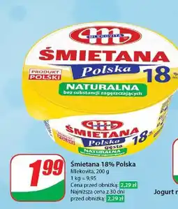 Dino Śmietana polska 18 % Mlekovita oferta