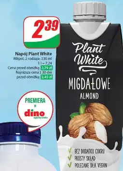Dino Napój migdałowy Plant White oferta