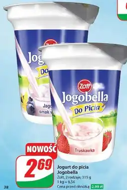Dino Jogurt truskawka Zott Jogobella Do Picia oferta