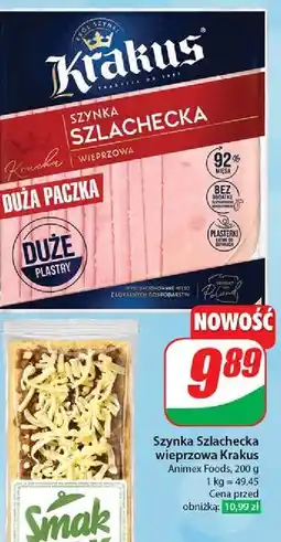 Dino Szynka szlachecka wieprowa Krakus Animex oferta