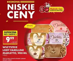 Biedronka Lody familijne Marletto 900ML oferta