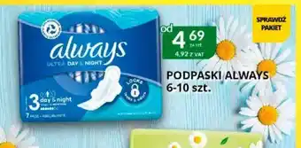 Eurocash Cash & Carry Podpaski Always oferta