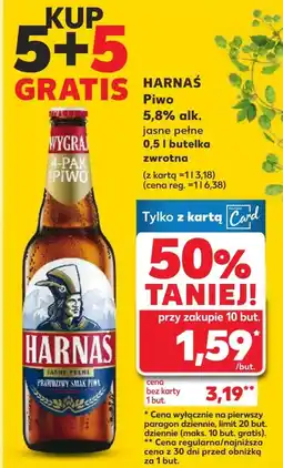 Kaufland Piwo Harnaś oferta