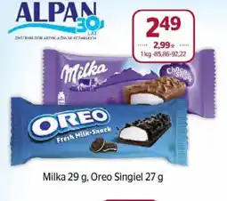 Społem Milka, Oreo Singiel oferta