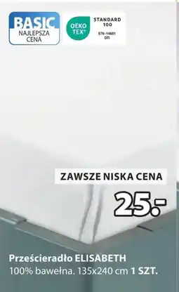 JYSK Prześcieradło TEX oferta