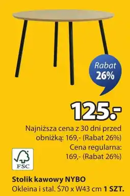 JYSK Stolik kawowy oferta
