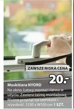 JYSK Moskitiera na okno oferta